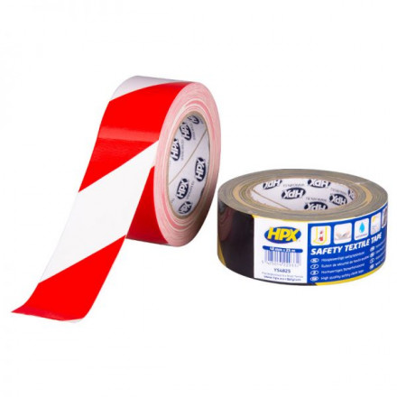 HPX SAFETY TEXTILE TAPE RED/WHITE
